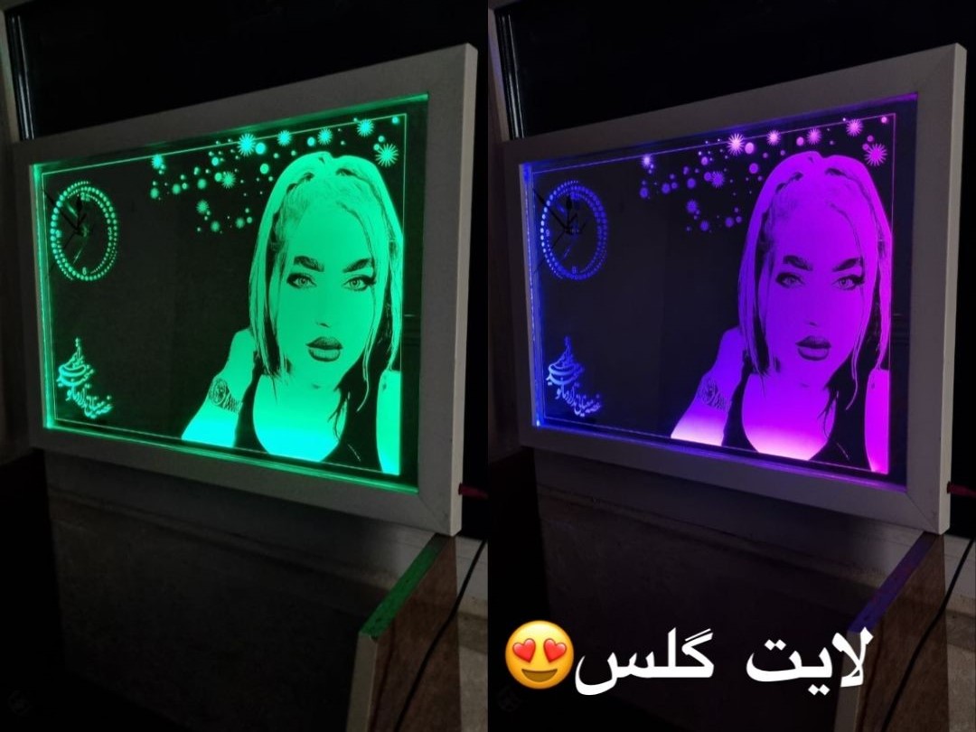 لایت گلس دیواری